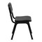 Emma and Oliver 880 lb. Capacity Plastic Stack Chair with Open Back